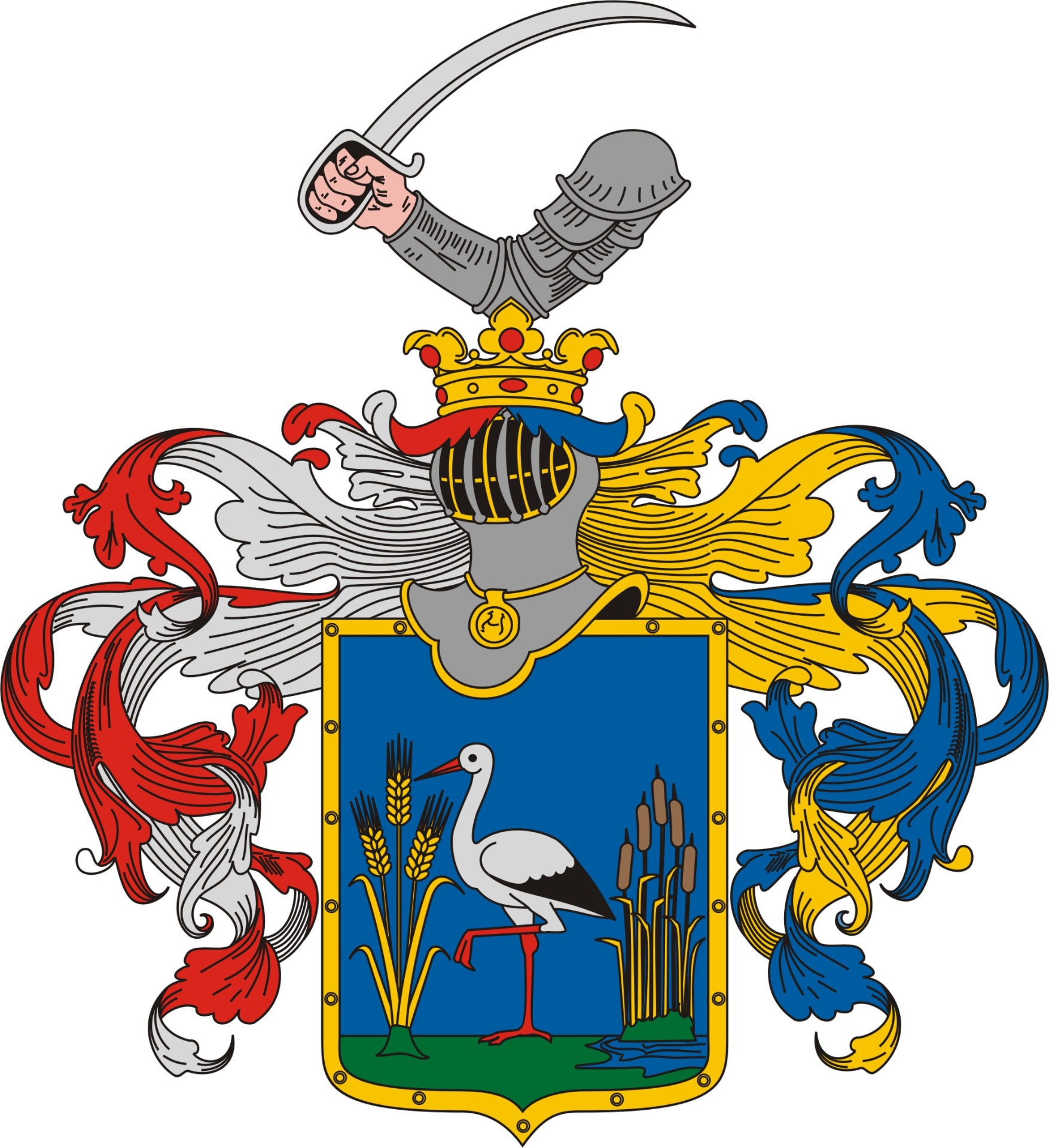 Nádudvar város eredeti címere